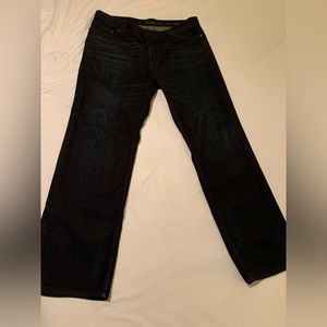 Calvin Klein Mens dark blue jeans straight